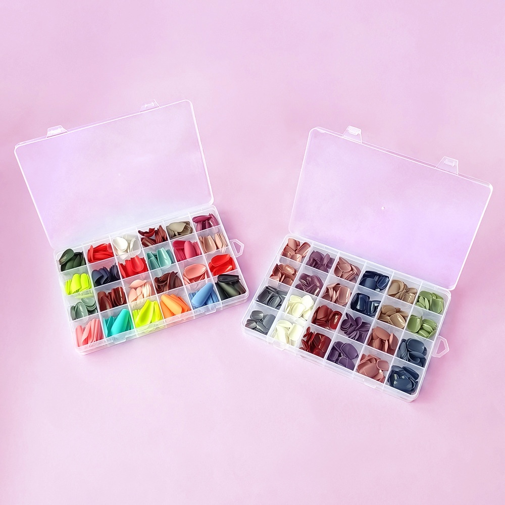 Solid Color Glossy Matte Square Plastic Box Ballet Wear Armor