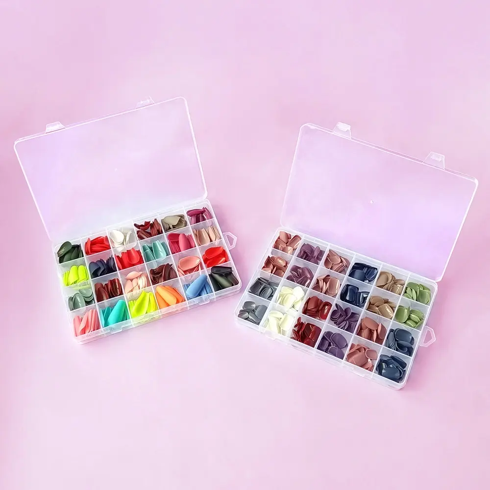 Solid Color Glossy Matte Square Plastic Box