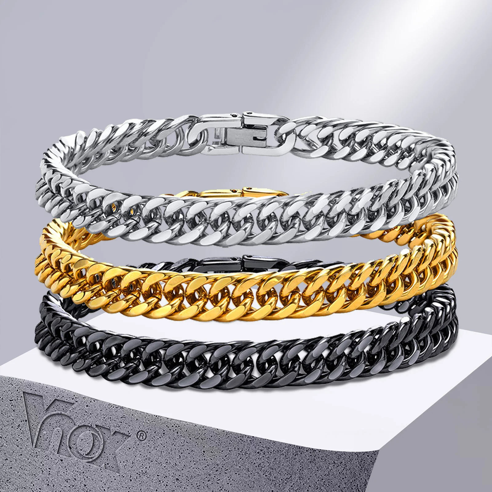 Personalized Punk Titanium Steel Bracelet
