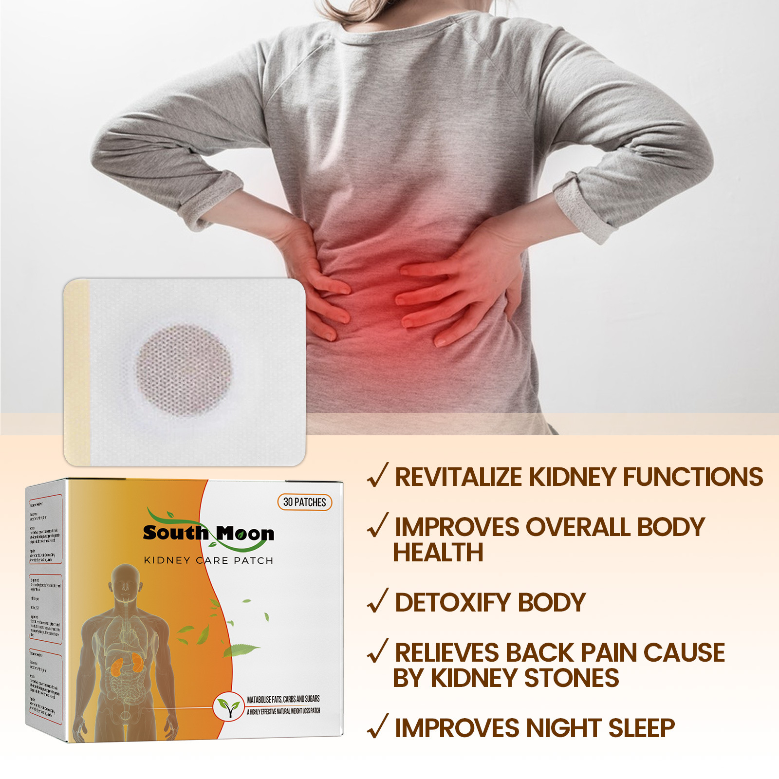 Relieve Waist Soreness Provide Health Care And Navel Patch - Image 1