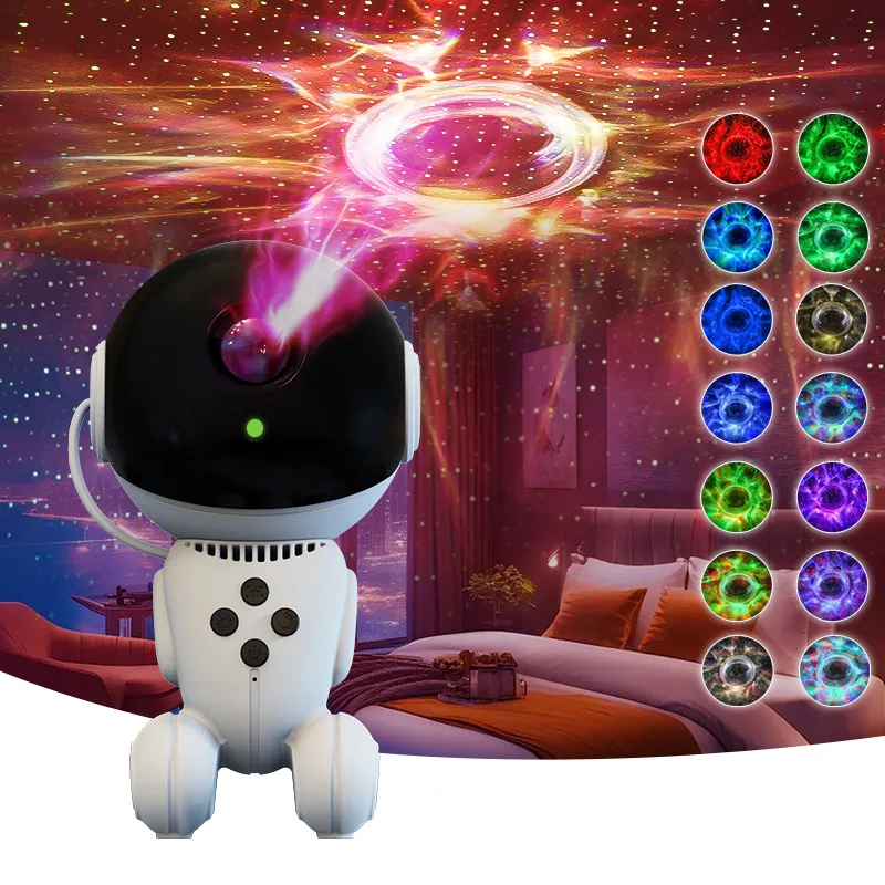 Robot Star Light Projection Lamp Starry Sky Mini Projector – image 2