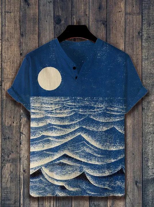 Fashion Printed Sports T shirt Top Yp23112914021 L - Shop at LoveMi