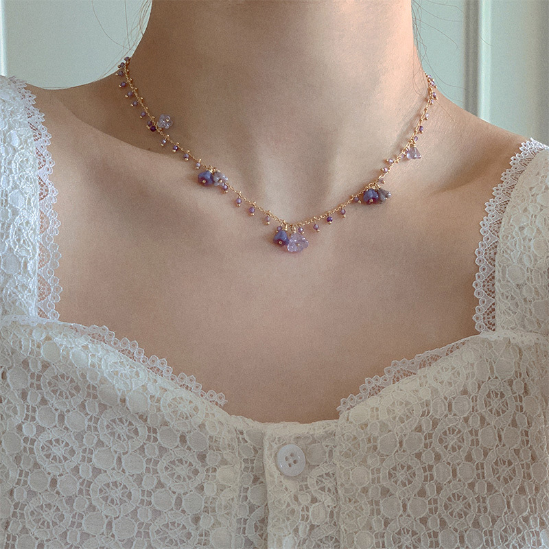 Necklace Purple