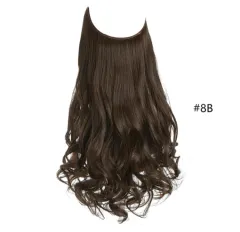 Women's Fishing Line Long Curly Large Wave Hair Extensions - Style8B - View 1