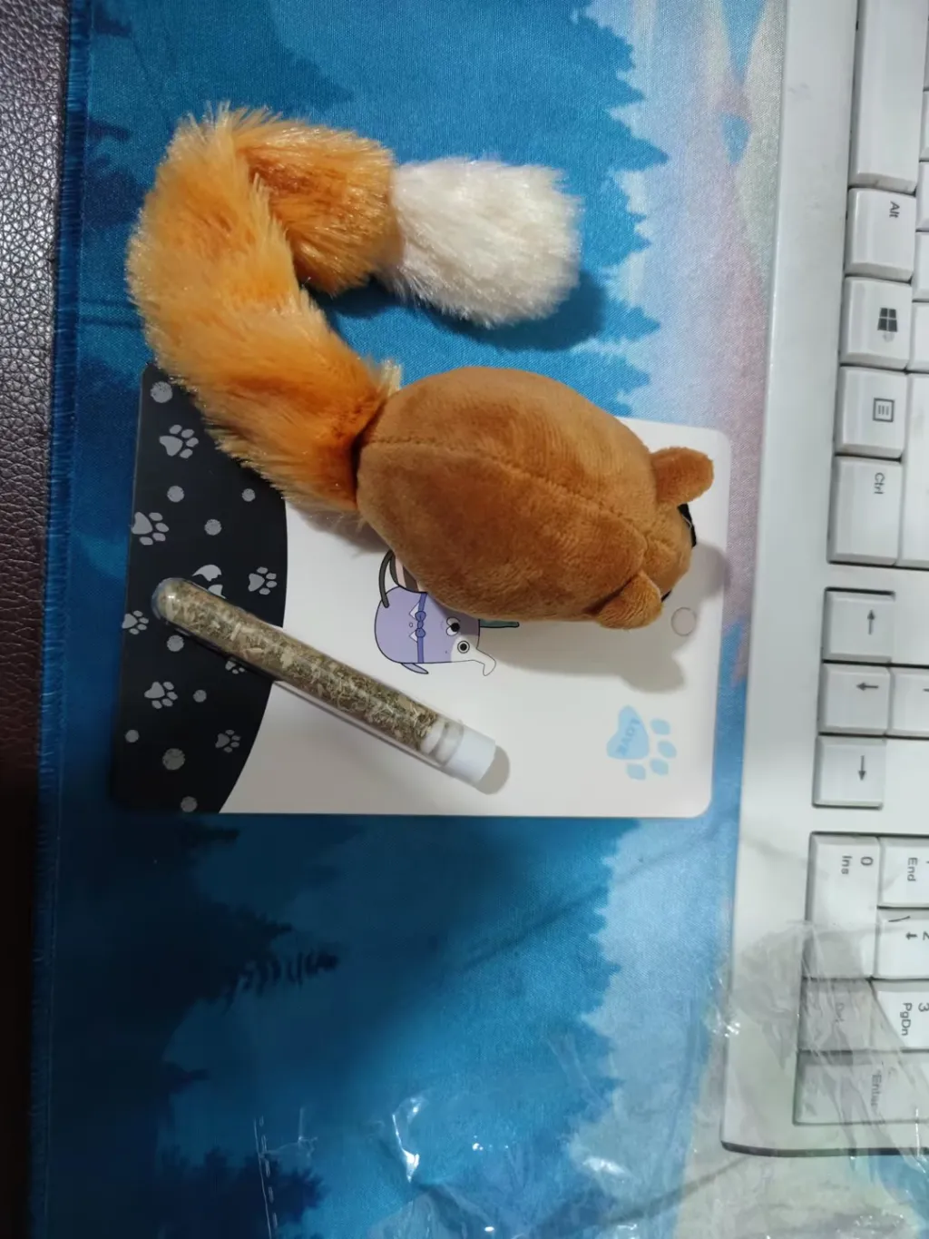 Long Tail Mouse Cat Teaster Toys Funny Pet Toys Cat Toys Mouse Trainning Funny Playing Toys Interactive Pets Products - Brown