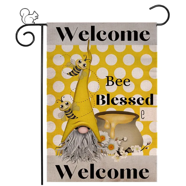 Summer And Spring Bee Festival Garden Flag Yellow - Shop at LoveMi
