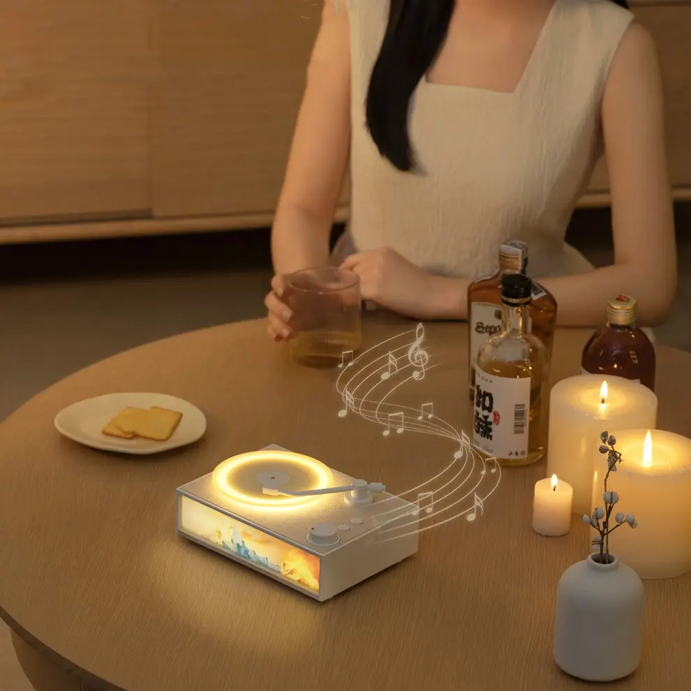 Light Painting Aromatherapy Bluetooth Speaker Desktop Wireless