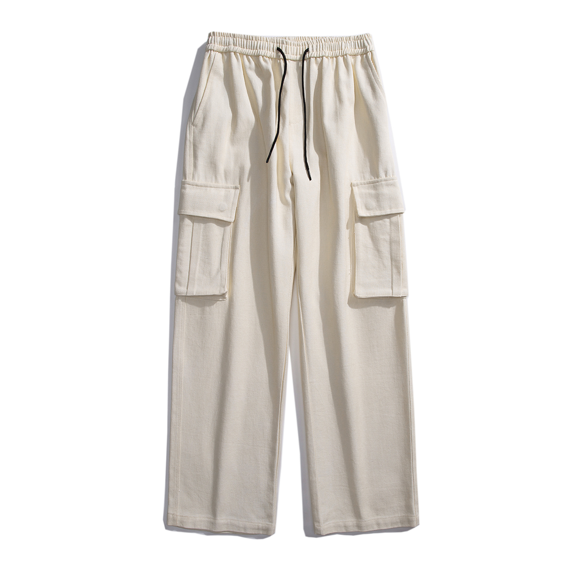 Retro Straight Cargo Pants American Wide Leg