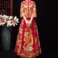And Phoenix Gown A Chaplet And Official Robes Xiuhe Dress - Luxury Edition-Xxl - View 1