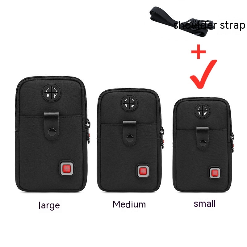 New Belt Waterproof Phone Bag Vertical Crossbody Small Bag For Men