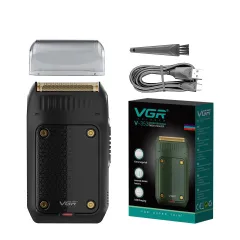 Mini Electric Shaver Men's Reciprocating Rechargeable Portable Home Shaver - Black - View 1
