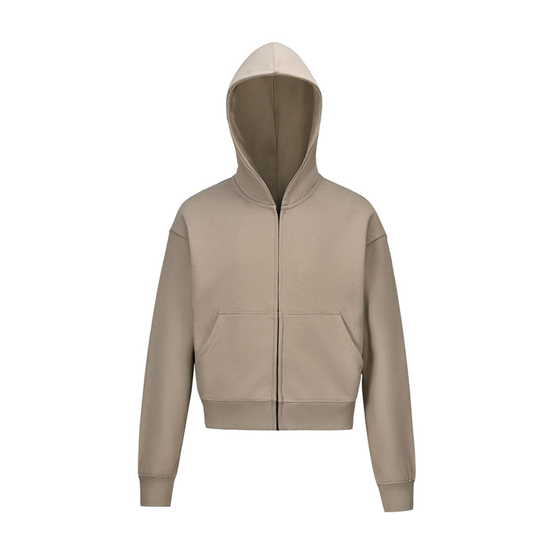 Khaki zipper
