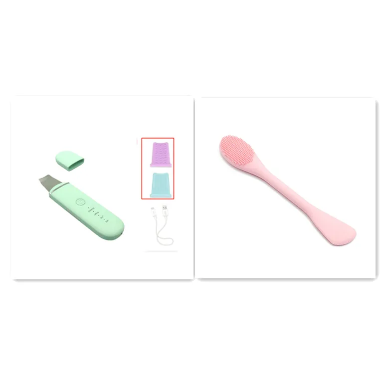 The New Ultrasonic Facial Cleanser Peeling Machine Removes Facial Blackheads - Grenn Set2