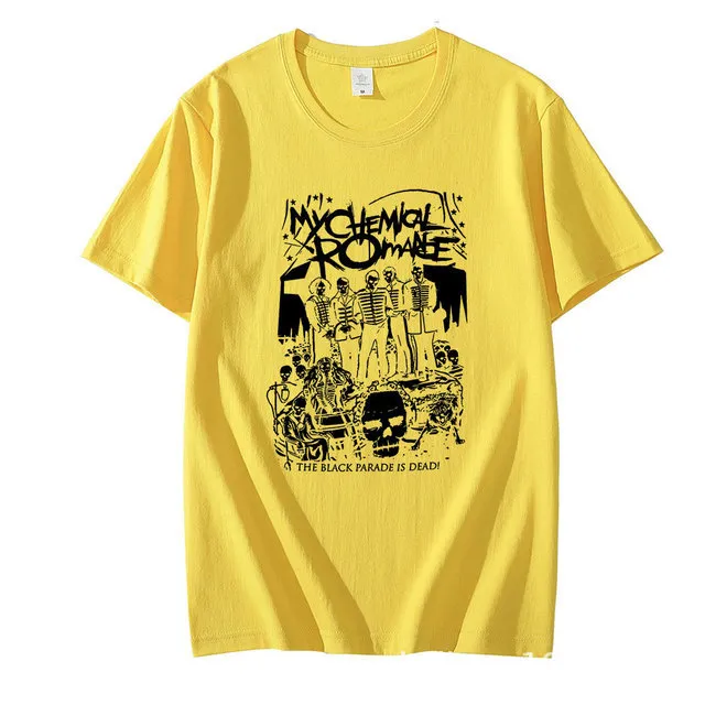 Punk Harajuku Dark Loose Vintage Top Couple T shirt Short Sleeve 5Color 2Xl - Shop at LoveMi