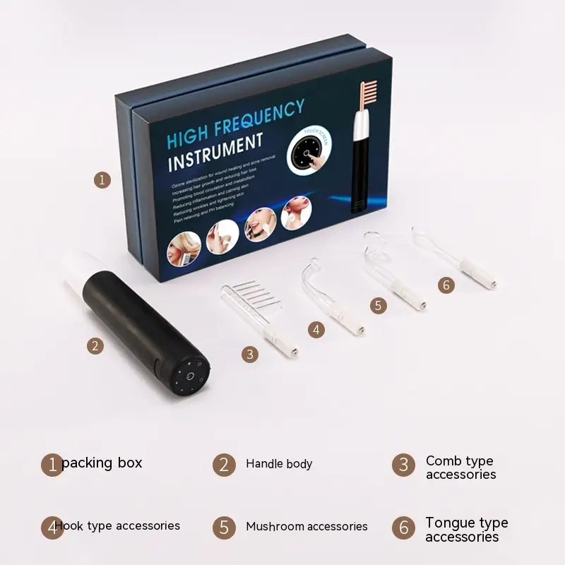 3 New Rechargeable High Wave Electrotherapy Rod