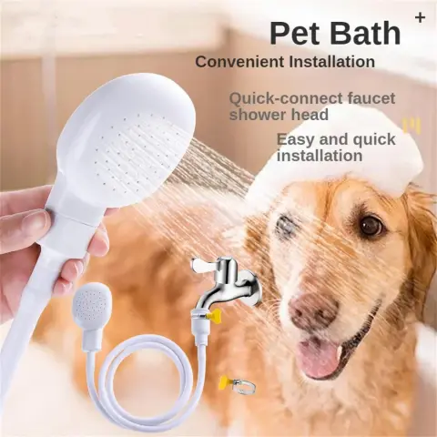 Pet Shower Nozzle Household Dogs and Cats Cleaning Supplies