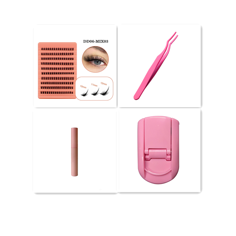Pink bottle of white glue set1