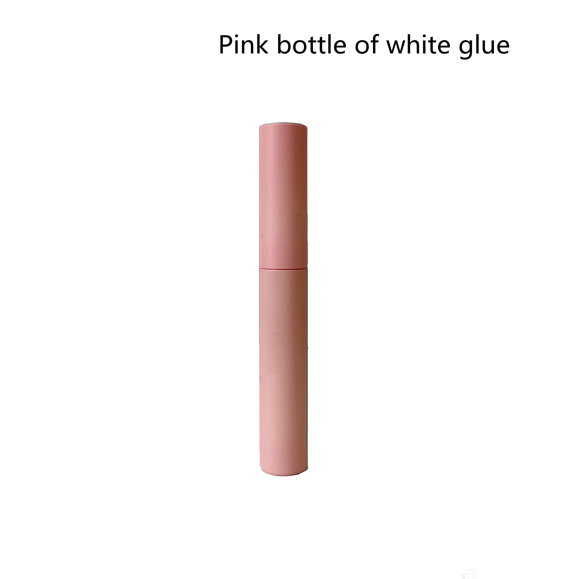 Pink bottle of white glue