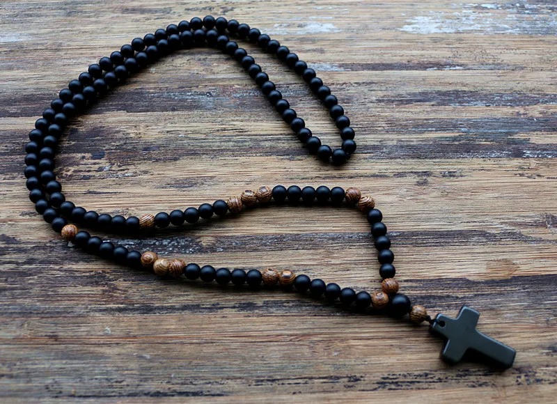 Volcano Stone Men's Tiger Eye Necklace