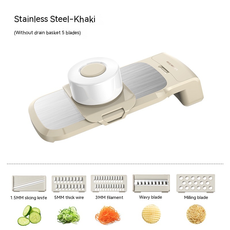 Khaki Stainless Steel 5 Blades