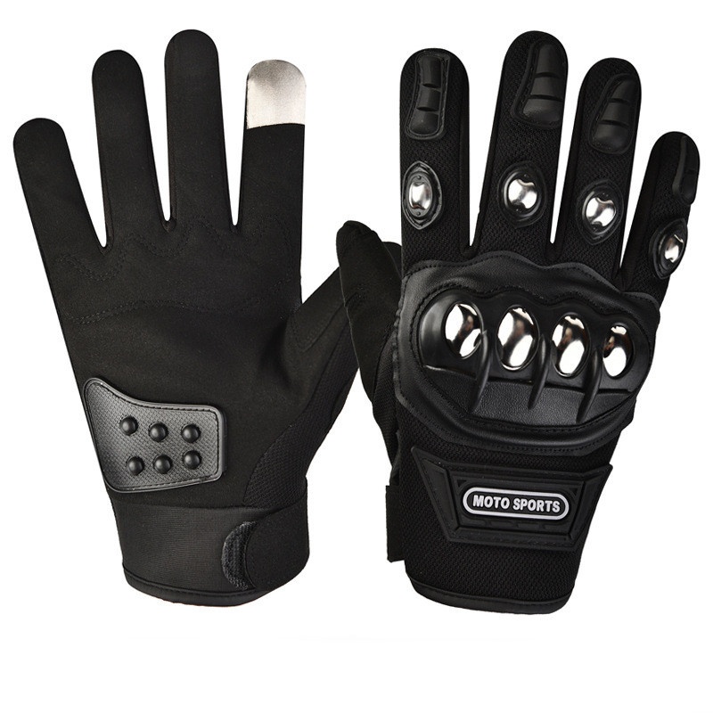 Steel Case Long Finger Black