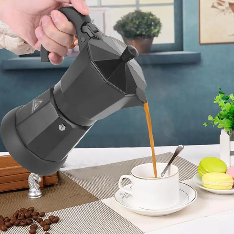 Aluminum Electric Heating Moka Pot Italian European