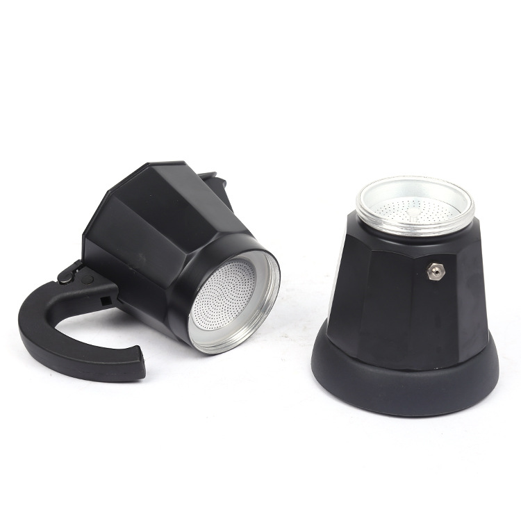 Aluminum Electric Heating Moka Pot Italian European Plug Coffee Making Machine — foto 2