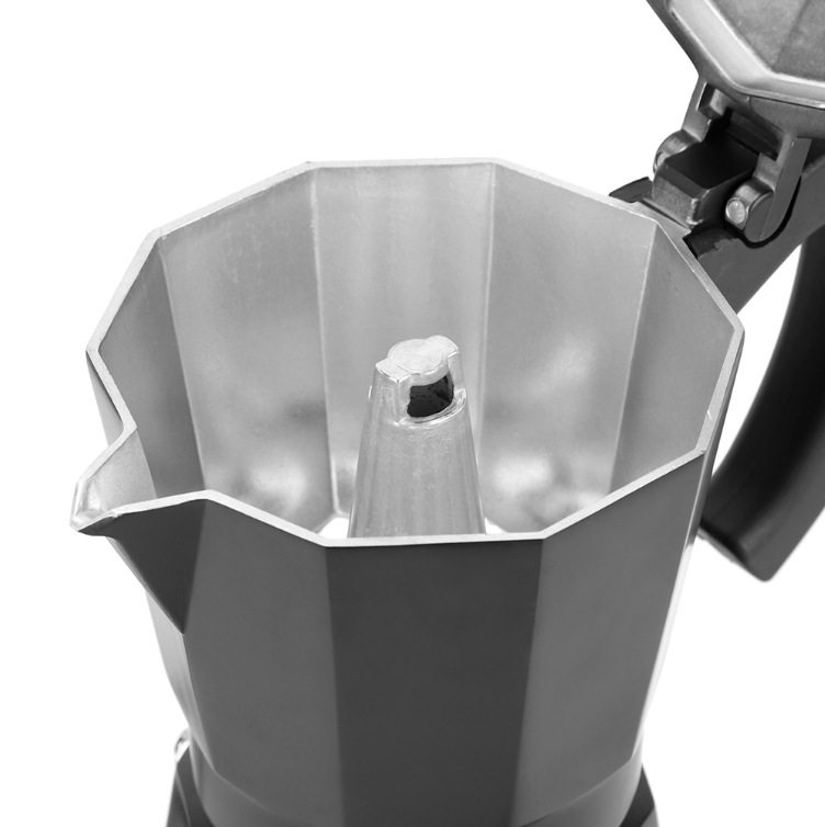 Aluminum Electric Heating Moka Pot Italian European Plug Coffee Making Machine — foto 5
