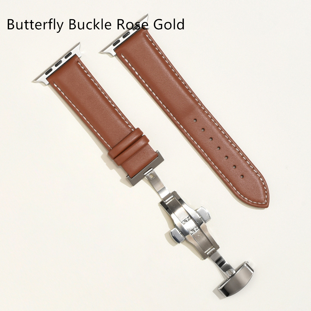 Butterfly Buckle Rose Gold