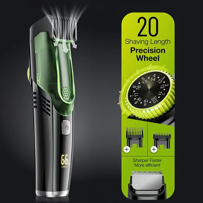 Automatic Hair Suction Razor Barber High Power Washable
