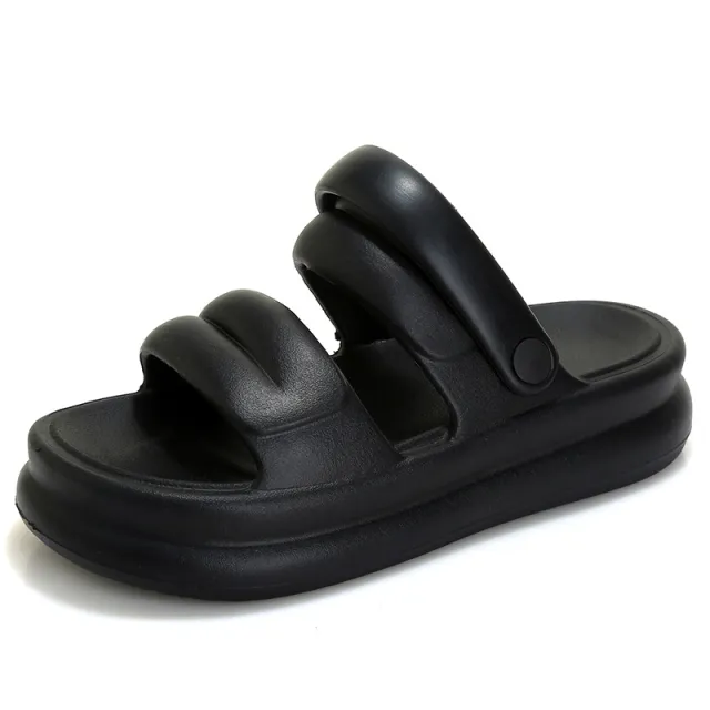 Multi functional Thick soled Sandals For Women Summer Outdoor Garden Slippers Beach Shoes Black - Shop at LoveMi