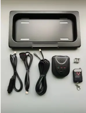 Car Frame Roller Shutter Modified License Plate Holder