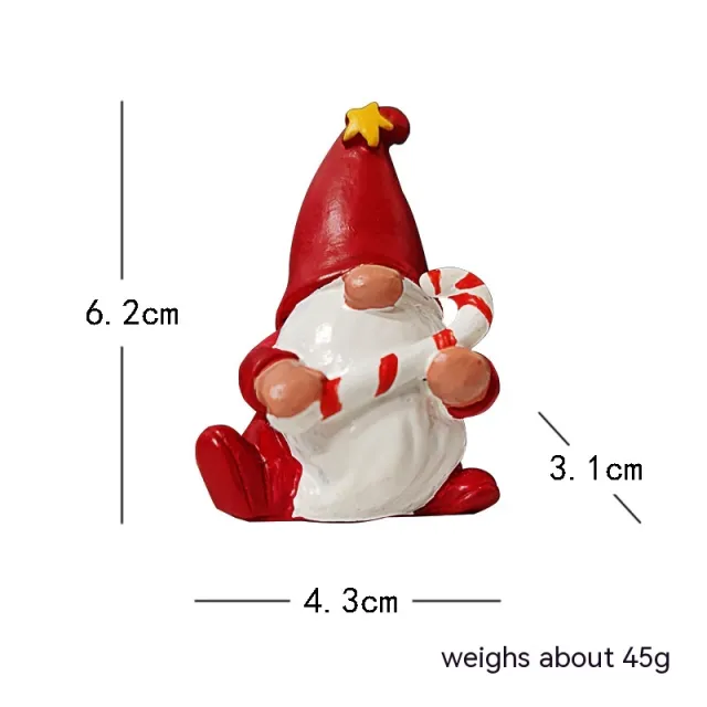 Resin Crafts Small Ornaments Creative Santa Claus Christmas Essence Type A - Shop at LoveMi