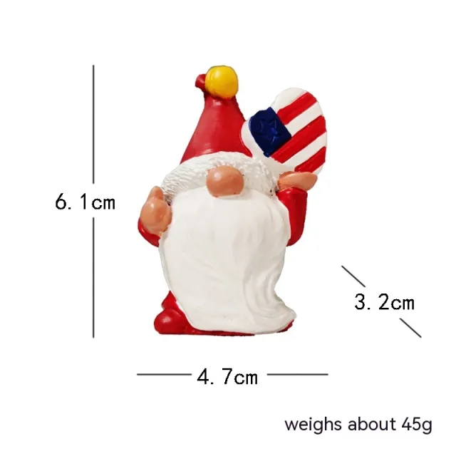 Resin Crafts Small Ornaments Creative Santa Claus Christmas Essence B - Shop at LoveMi