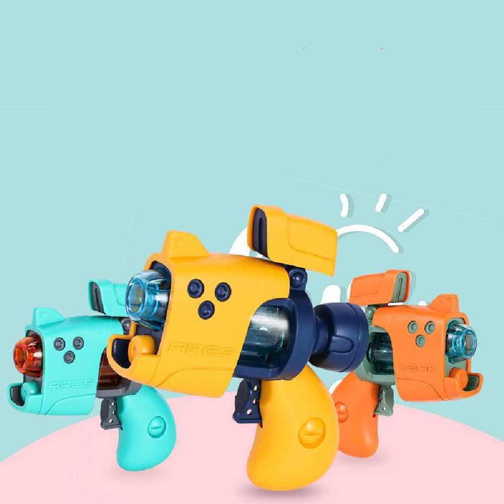 Cartoon Small Q Cap Gun Children's Electric Mini Light Children's Toy Child Baby Indoor - Image 1