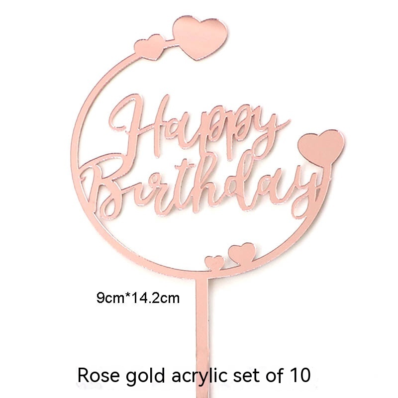 Semicircle Rose Gold