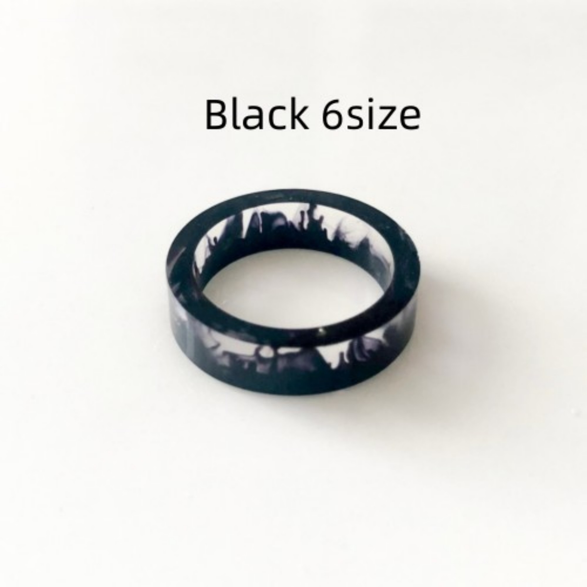Red Moon Resin Ring