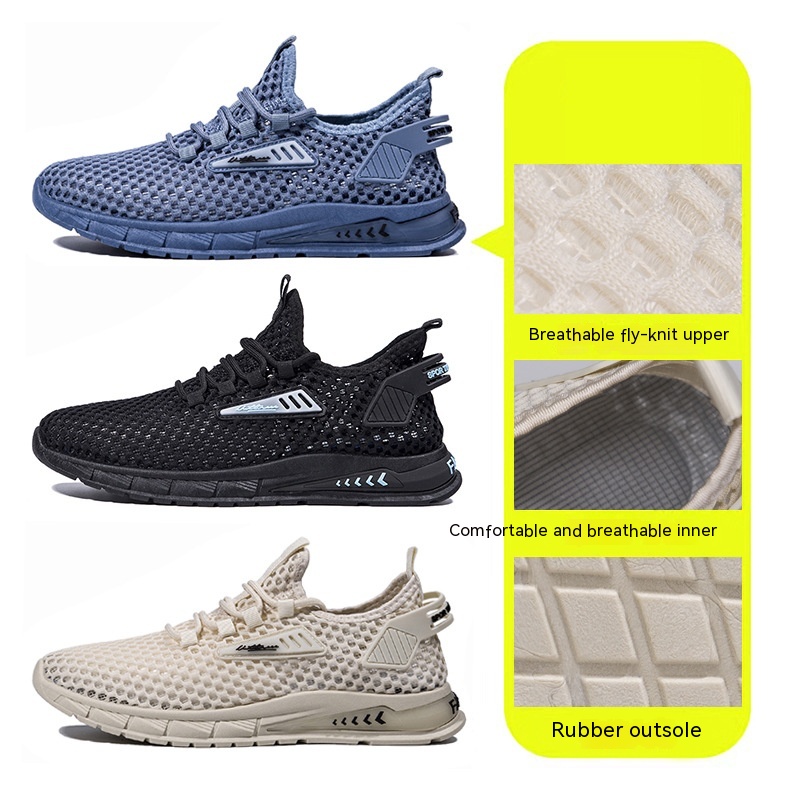 Men's Fashion Mesh Breathable Casual Sneaker - Image 5