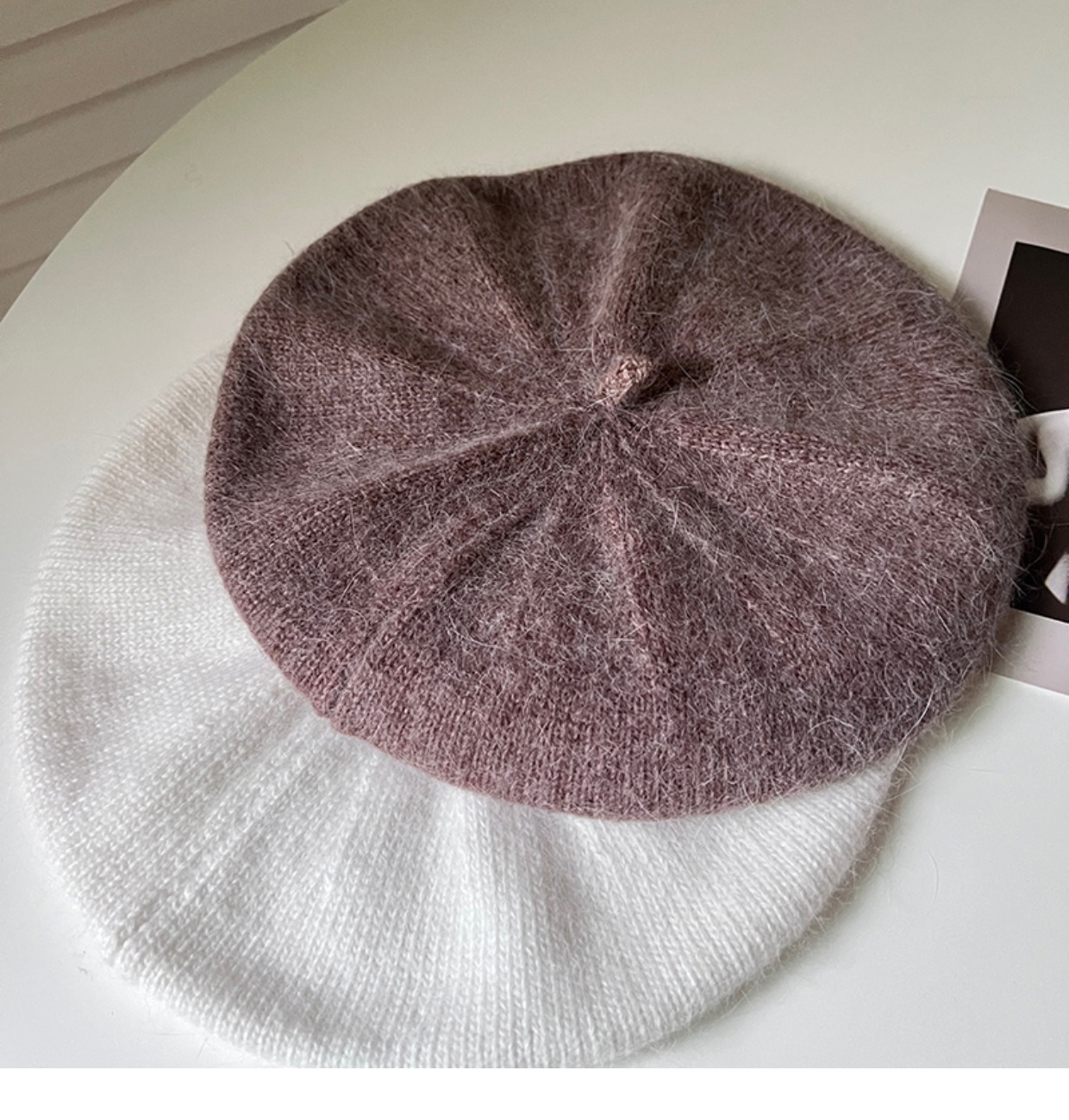 Rabbit Fur Beret Women's Autumn And Winter