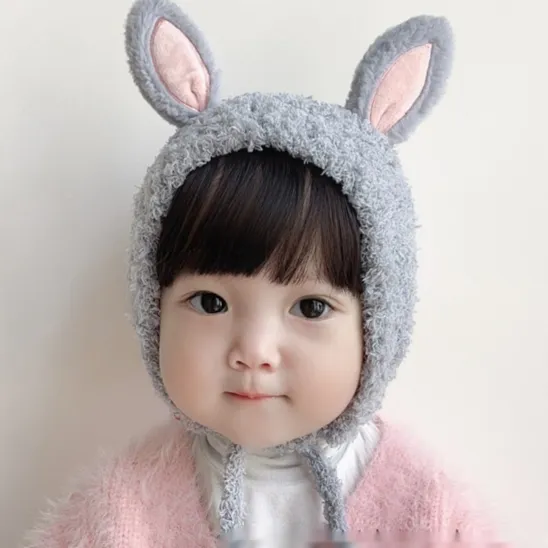 Baby Hat Autumn And Winter Thickening Knitted