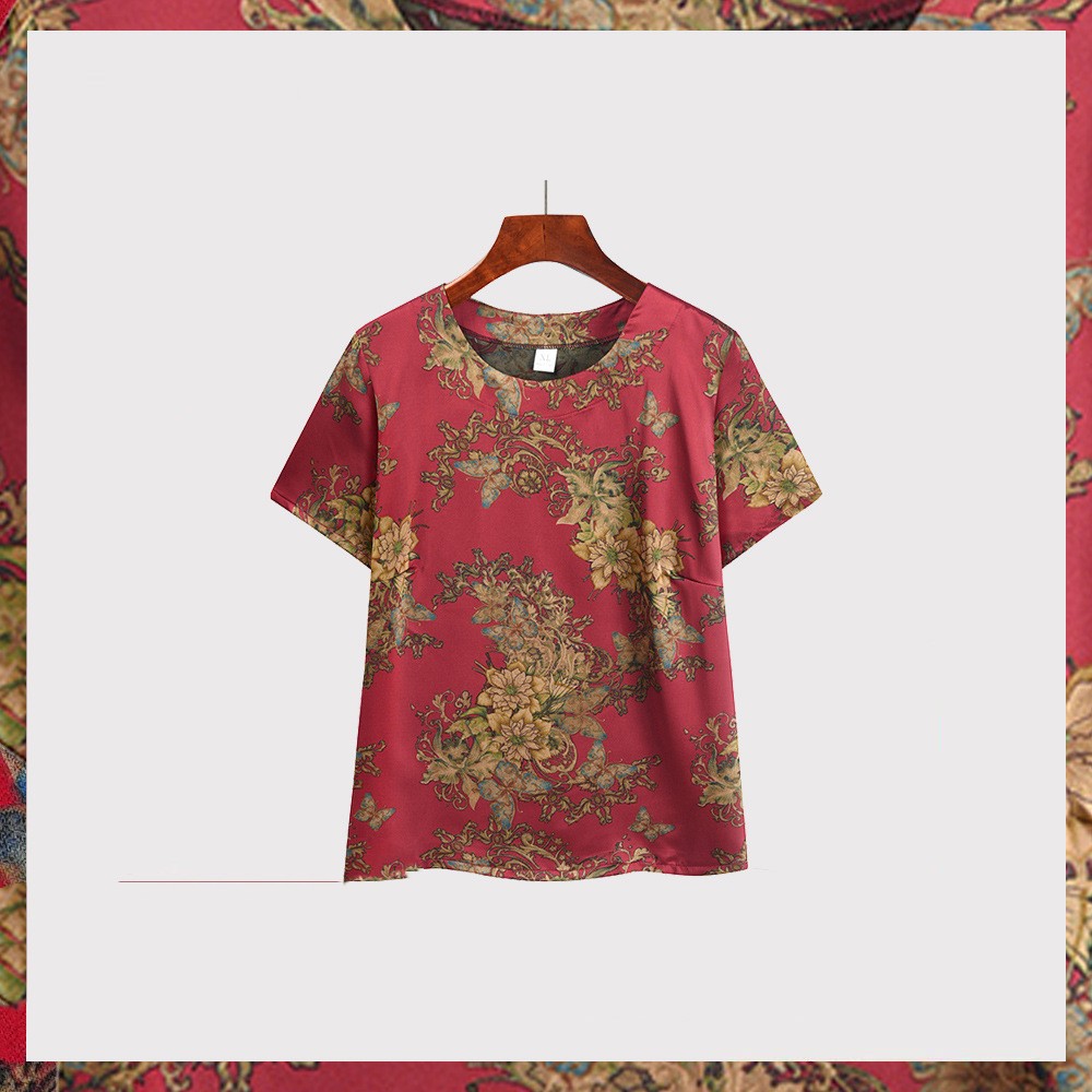 Red Background Gold