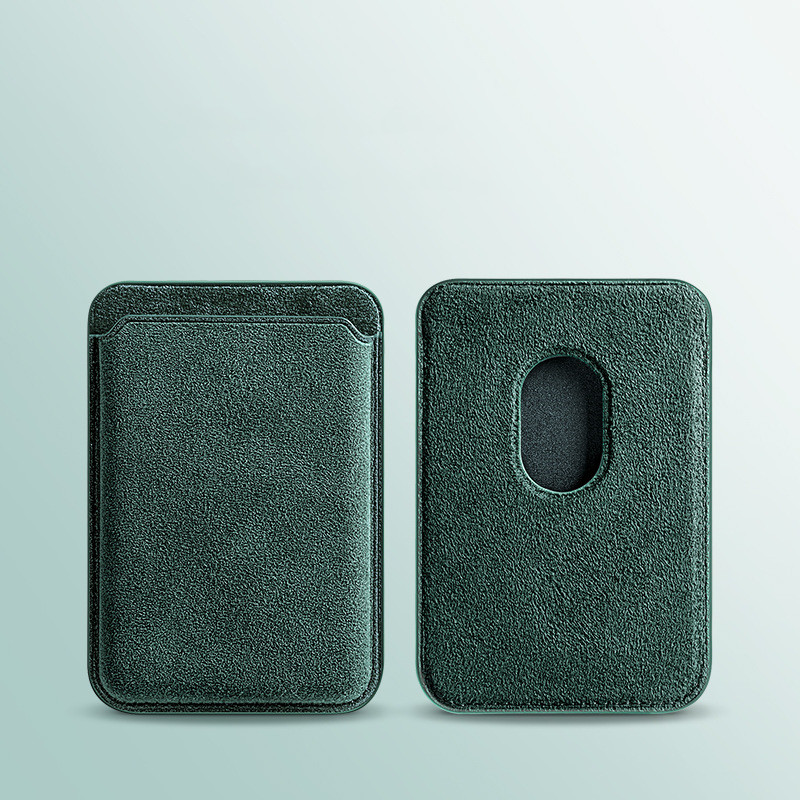Suede Phone Magnetic Wireless Charger High-end Protective Case - Image 5