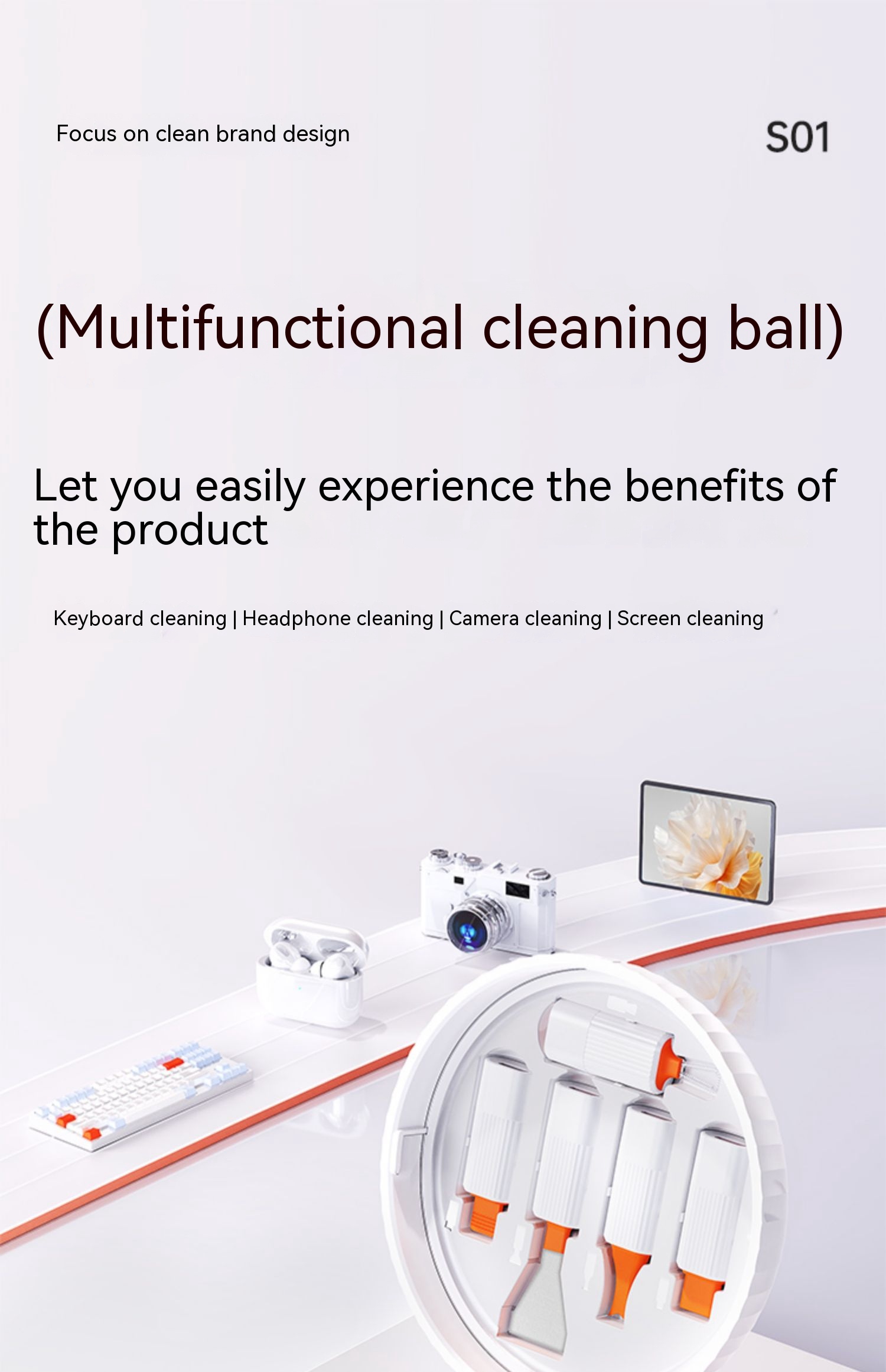 Multi Functional Keyboard Cleaning Tool Screen Specific - Image 2