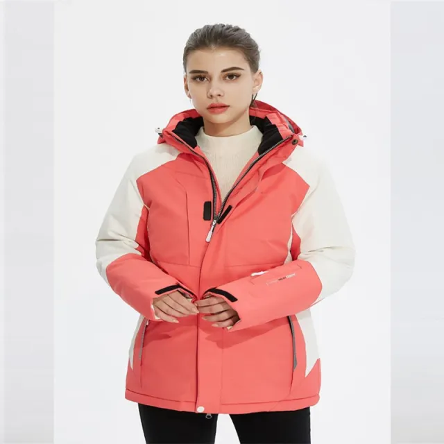 Women's Breathable, Waterproof And Warm Skiing Suit Orange - Shop at LoveMi