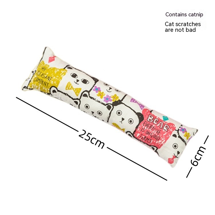 No 3 Catnip Plush Pillow