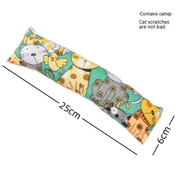 No 6 Catnip Plush Pillow
