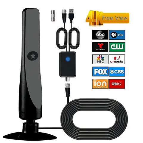 HDTV Vertical Suction Cup Ground Wave Digital TV Antenna