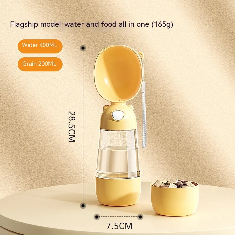 Portable Dog Water Bottle Food And Water Container For Pet Pets Feeder Bowl Outdoor Travel Drinking Bowls Water Dispenser – image 8