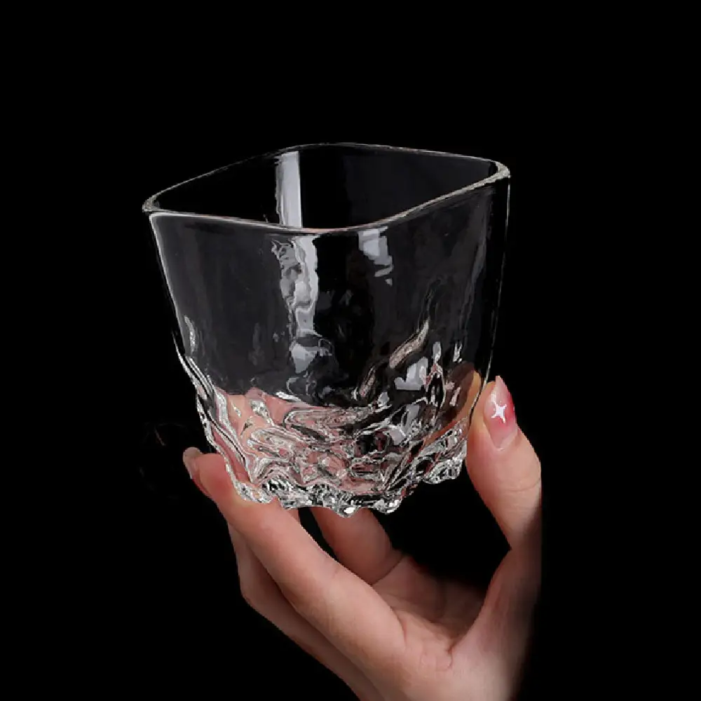 Whiskey Four Square Crystal Glass