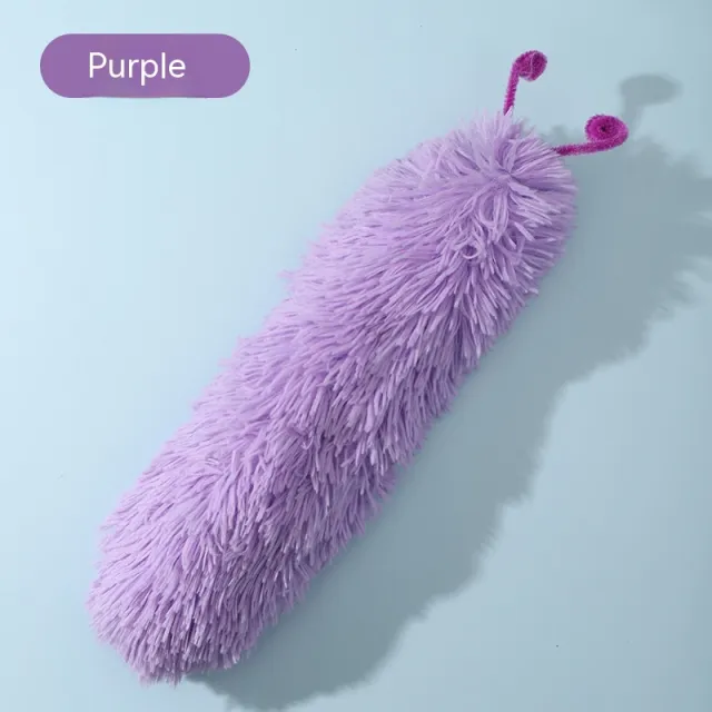 Caterpillar Ringing Paper Cat Toy Self Hi Relieving Stuffy And Bite resistant Nobility Purple - Shop at LoveMi